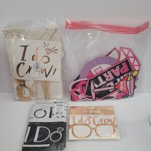 Wedding and Bachelorette Party Supplies and Photo Booth Props